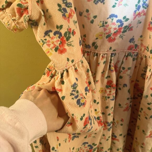 LoveShackFancy Raleigh Babydoll Dress in Corduroy Size 6 - Picture 6 of 8